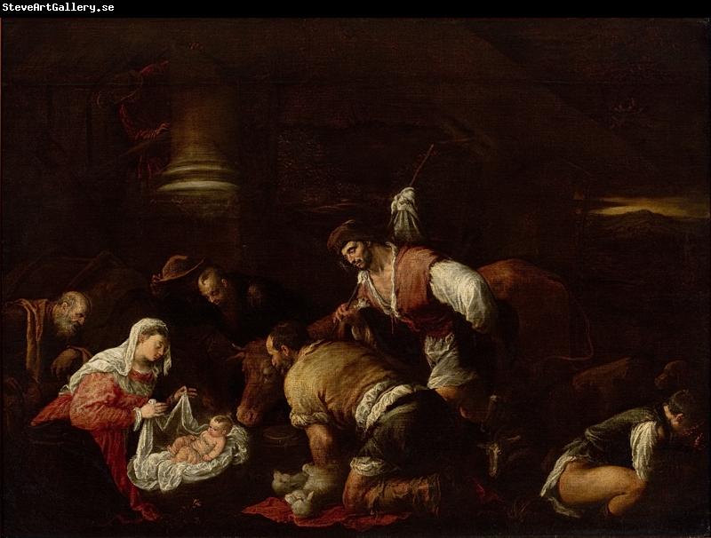 unknow artist Adoration of the Shepherds